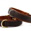 Maul Halsband Klassik Premium Braun - Cognac / Gold -Hundebedarf Verkauf 1.833.120 1 2