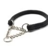 Maul Halsband Rundgenäht Mit Ketteneinsatz Schwarz/Silber 2 Maul Halsband Rundgenäht Mit Ketteneinsatz Schwarz/Silber -Hundebedarf Verkauf 1158 41680 1