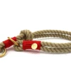 Tau Stil Zugstophalsband Natur / Cayenne -Hundebedarf Verkauf 21550neu 39762