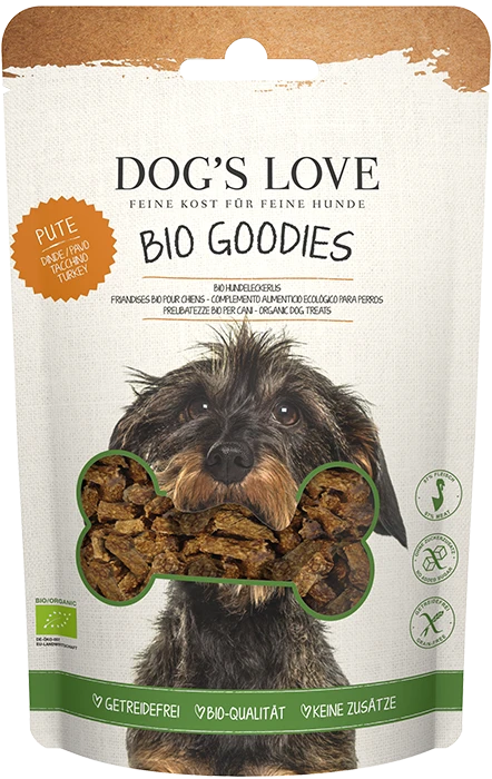 Dogs Love BIO Leckerlies Pute 150 G 97% Bio Fleisch, Luftgetrocknet Getreidefrei 3 Dogs Love BIO Leckerlies Pute 150 G 97% Bio Fleisch, Luftgetrocknet Getreidefrei