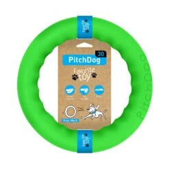 PitchDog Fetch Ring 28 Cm Grün