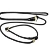 Mystique Hunting Profi Umhängeleine 8mm Schwarz, Mit Zugbegrenzung -Hundebedarf Verkauf hps2808blmxh