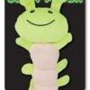 Spunky Pup Glow Plush Raupe Klein Grün -Hundebedarf Verkauf sp3155