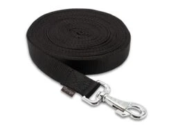 Mystique Schleppleine Nylon Schwarz 25 Mm / Mit Schlaufe